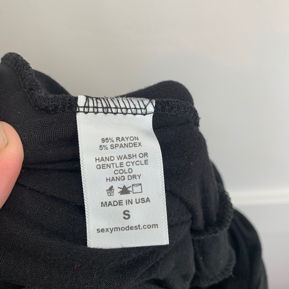 Brigitte Brianna Black Short Sleeve Everyday Jumper - Picture 6 of 10